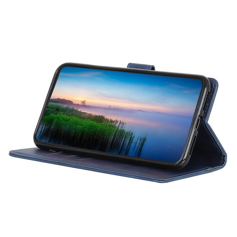 Flip Case Xiaomi Redmi Note 9S / 9 Pro Retro Mattanahkaefekti