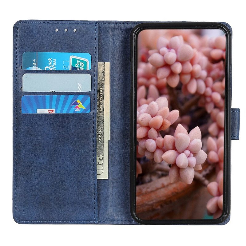 Flip Case Xiaomi Redmi Note 9S / 9 Pro Retro Mattanahkaefekti