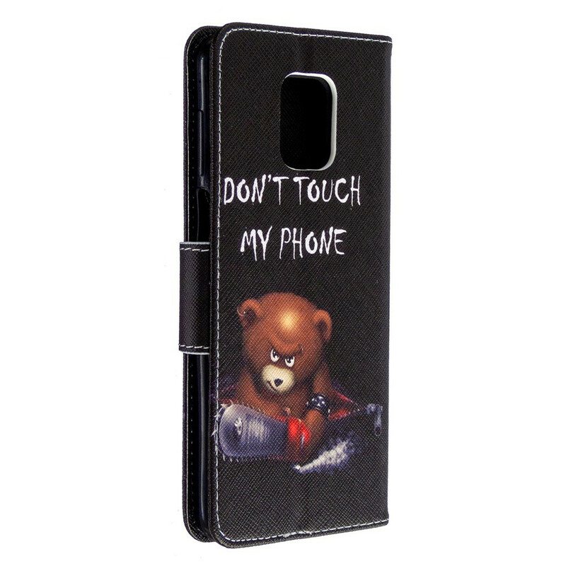 Flip Case Xiaomi Redmi Note 9S / 9 Pro Vaarallinen Karhu