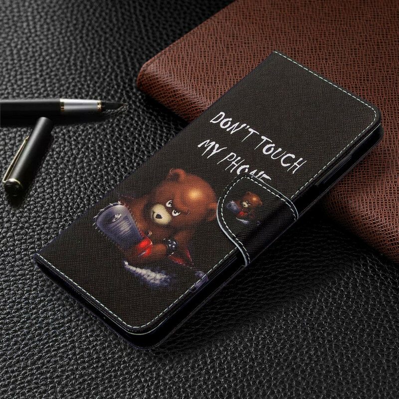 Flip Case Xiaomi Redmi Note 9S / 9 Pro Vaarallinen Karhu
