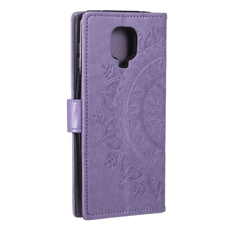 Kotelot Xiaomi Redmi Note 9S / 9 Pro Auringon Mandala