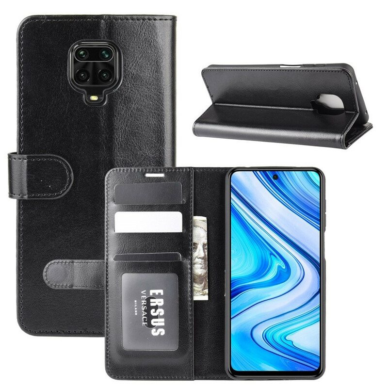 Kotelot Xiaomi Redmi Note 9S / 9 Pro Klassinen Nahkaefekti