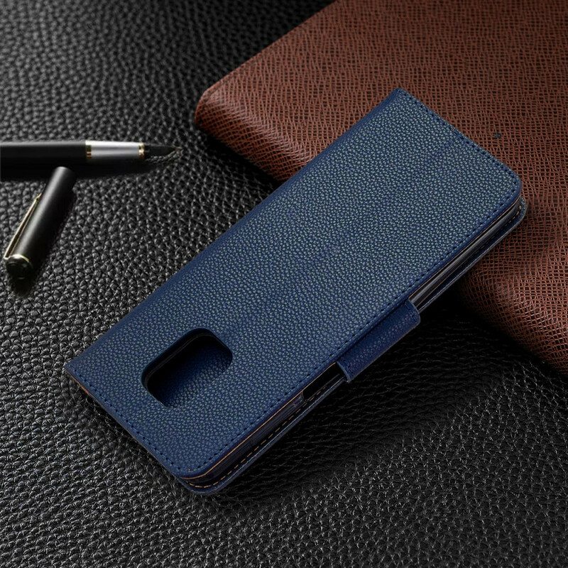 Kotelot Xiaomi Redmi Note 9S / 9 Pro Litsi-nahkaefekti