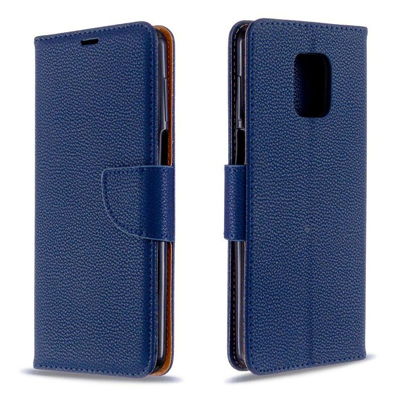Kotelot Xiaomi Redmi Note 9S / 9 Pro Litsi-nahkaefekti
