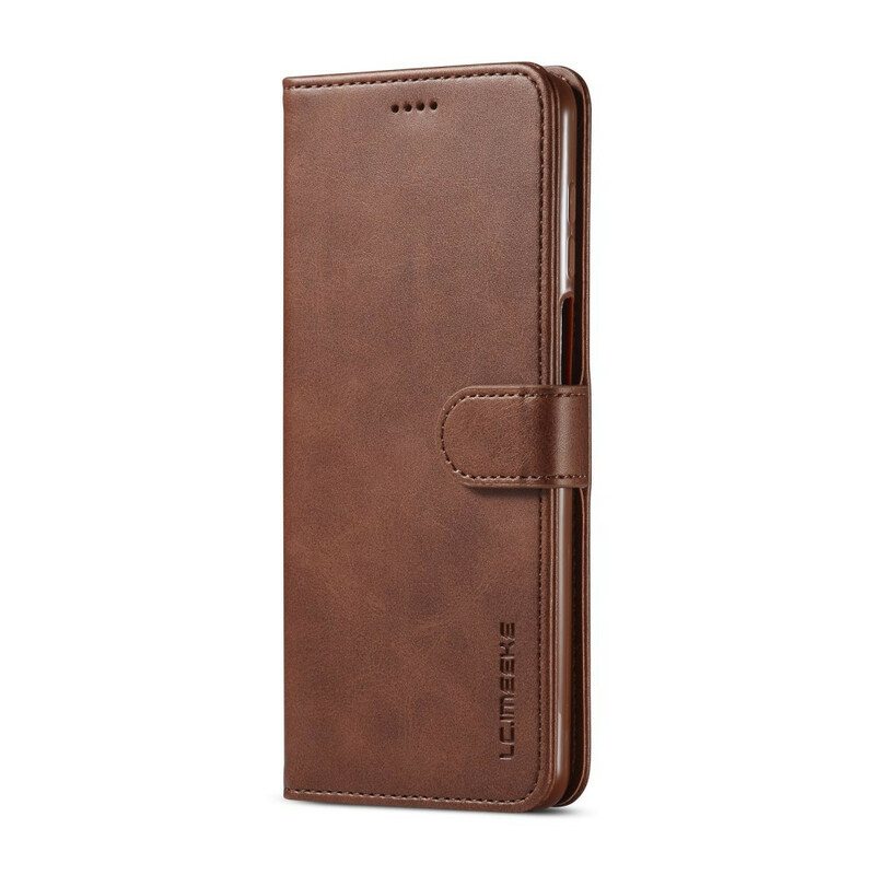 Nahkakotelo Xiaomi Redmi Note 9S / 9 Pro Lc.imeeke Nahkaefekti