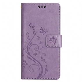 Kotelot Samsung Galaxy A14 / A14 5G Suojaketju Kuori Strappy Kukka