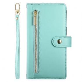 Nahkakotelo Xiaomi Redmi Note 14 4g Lompakko Ja Hihnat