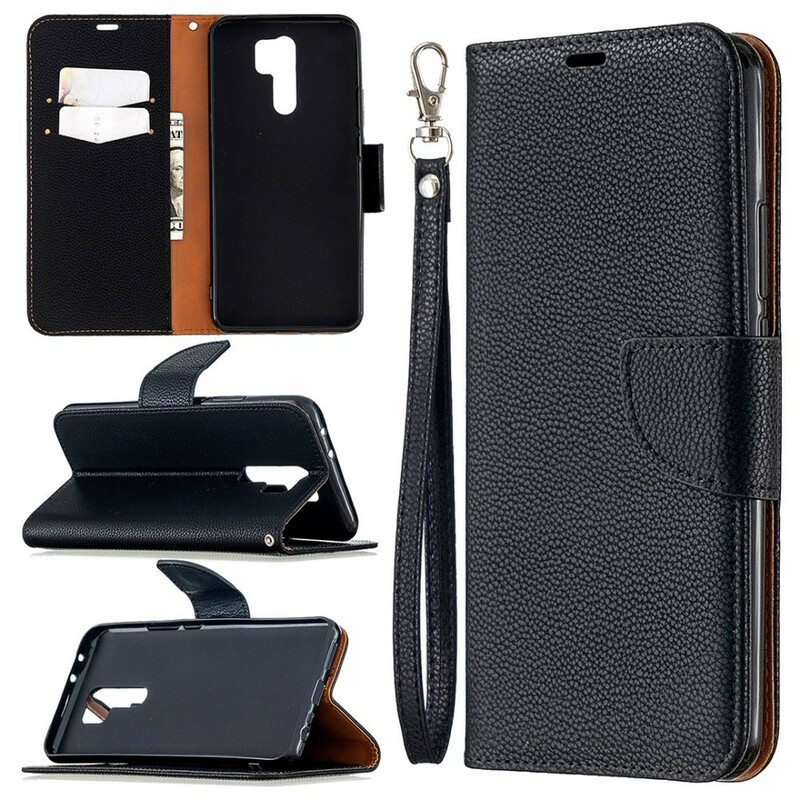 Kotelot Xiaomi Redmi 9 Litsi Rabat Oblique