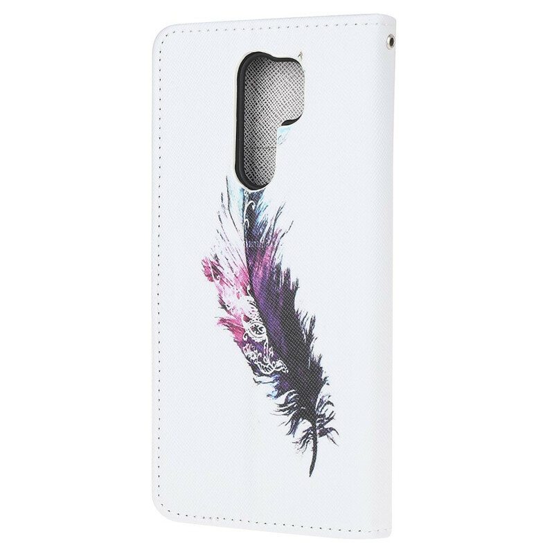 Kotelot Xiaomi Redmi 9 Suojaketju Kuori Sulka Kaulanauhalla
