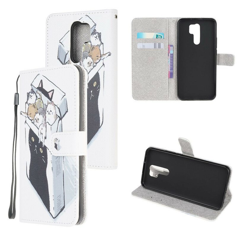 Kotelot Xiaomi Redmi 9 Suojaketju Kuori Toimitus Thong Cats