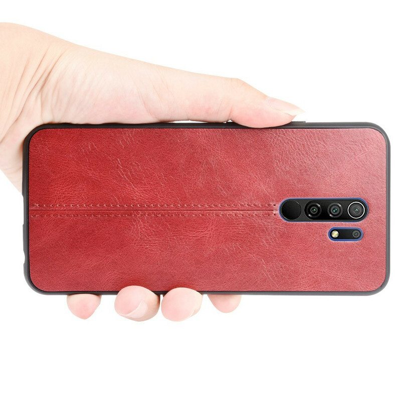 Kuori Xiaomi Redmi 9 Couture-nahkaefekti