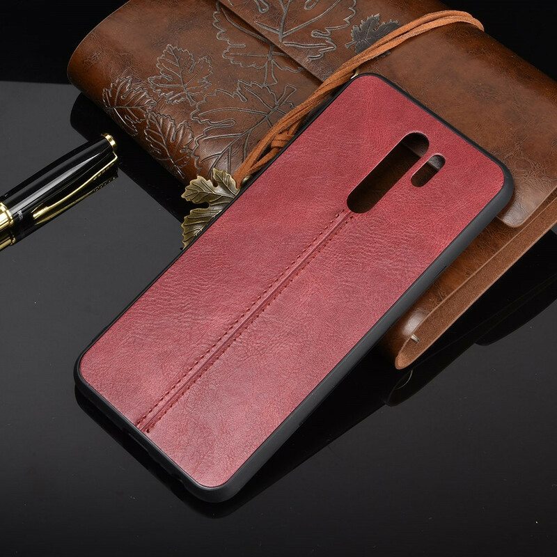 Kuori Xiaomi Redmi 9 Couture-nahkaefekti