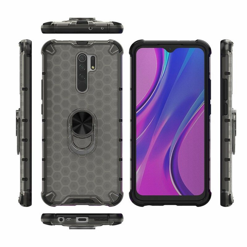 Kuori Xiaomi Redmi 9 Honeycomb Ja Ring Style