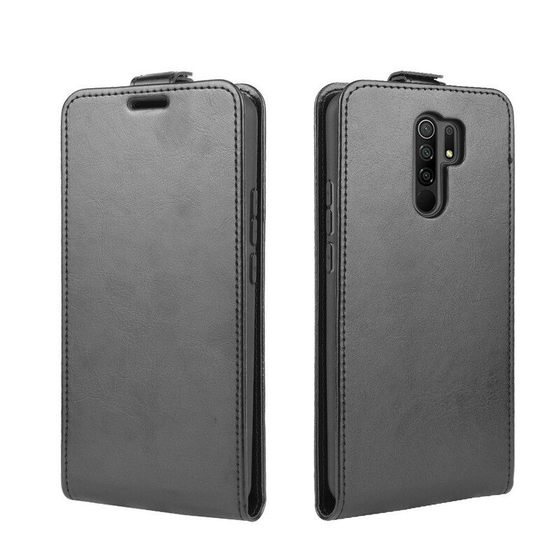 Nahkakotelo Xiaomi Redmi 9 Kotelot Flip Taittuva Nahkaefekti