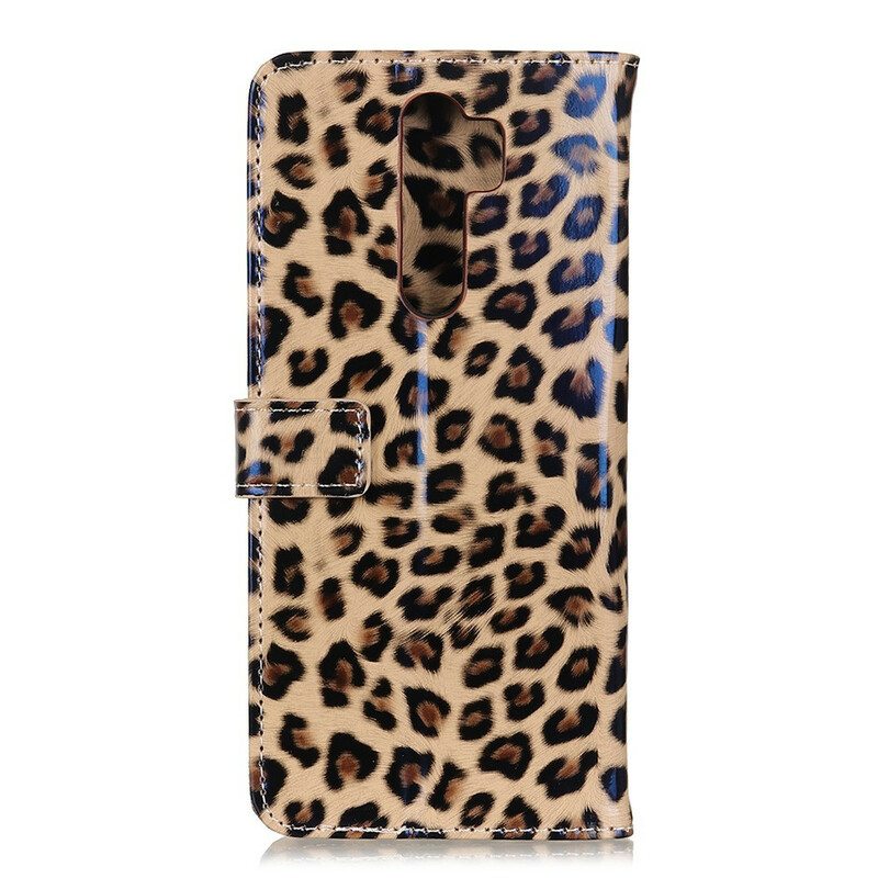 Nahkakotelo Xiaomi Redmi 9 Leopardi