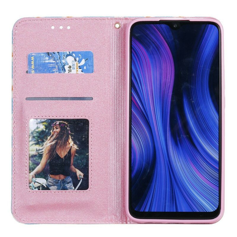 Puhelinkuoret Xiaomi Redmi 9 Kotelot Flip Koiranputkea