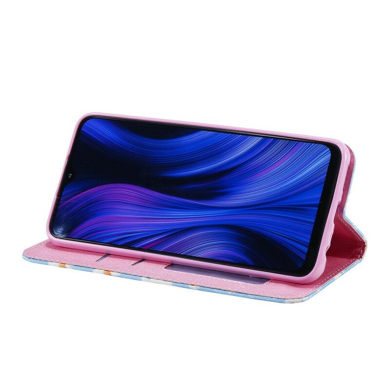 Puhelinkuoret Xiaomi Redmi 9 Kotelot Flip Koiranputkea