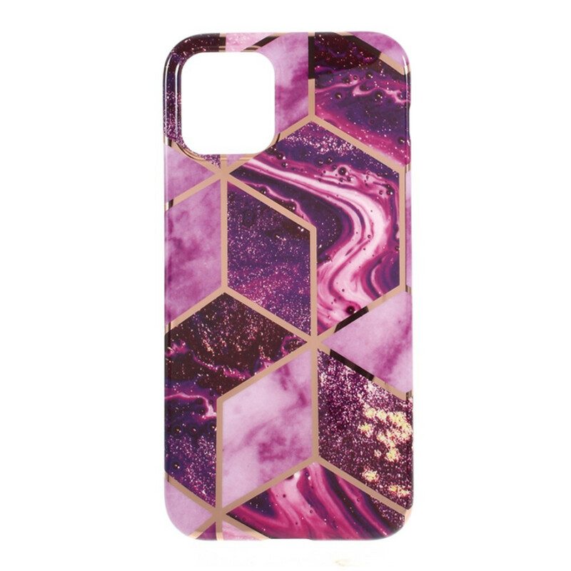 Case iPhone 12 Mini Silikonimarmorigeometria