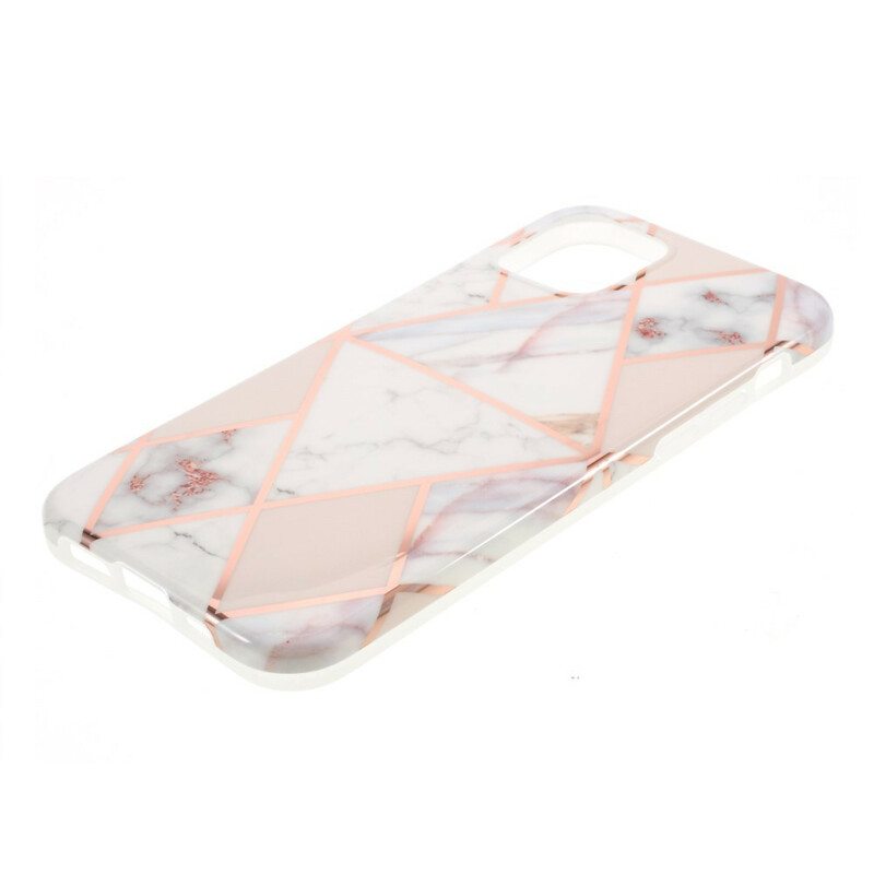 Case iPhone 12 Mini Silikonimarmorigeometria