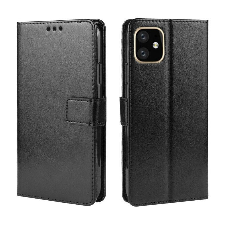 Kotelot iPhone 12 Mini Näyttävä Keinonahka
