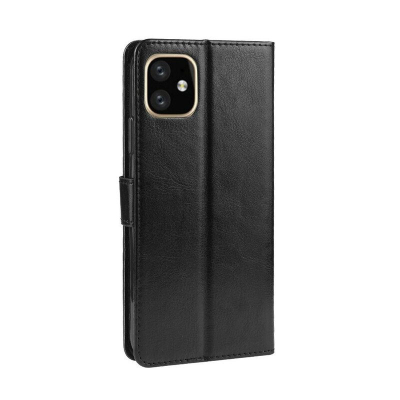 Kotelot iPhone 12 Mini Näyttävä Keinonahka