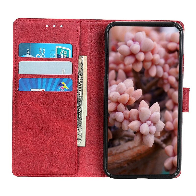 Kotelot iPhone 12 Mini Retro Mattanahkaefekti