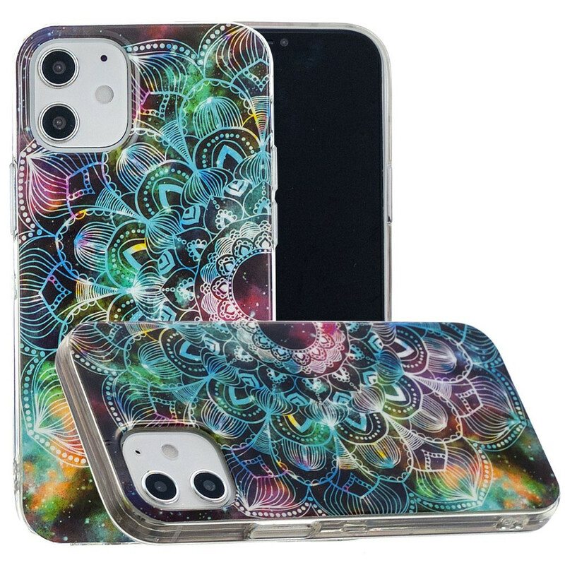 Kuori iPhone 12 Mini Fluoresoiva Kukkasarja