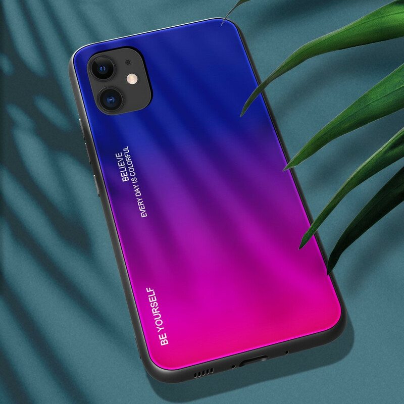 Kuori iPhone 12 Mini Karkaistu Lasi Ole Oma Itsesi
