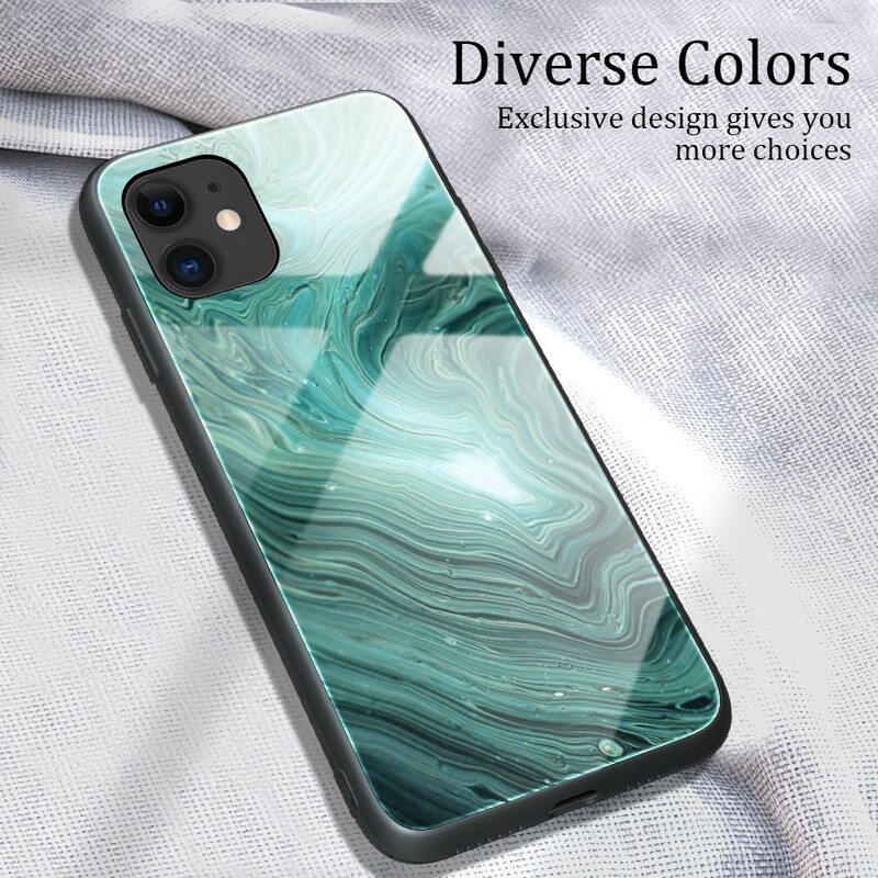 Kuori iPhone 12 Mini Karkaistun Lasin Värit