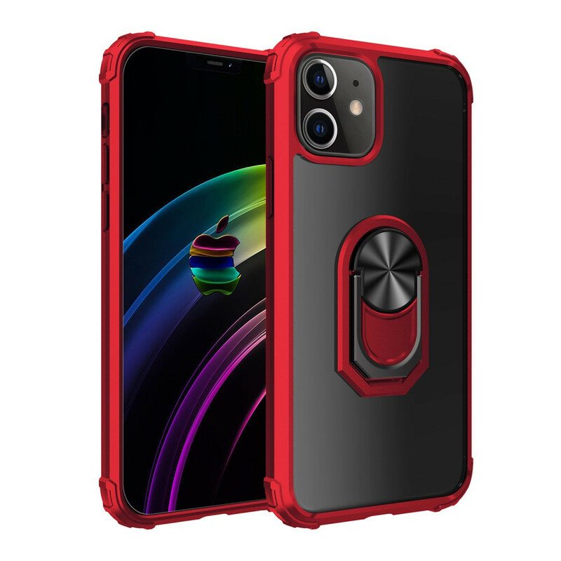 Kuori iPhone 12 Mini Premium Ring -hybridi