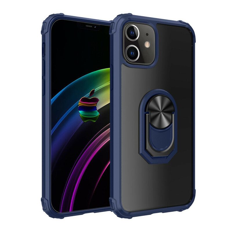 Kuori iPhone 12 Mini Premium Ring -hybridi