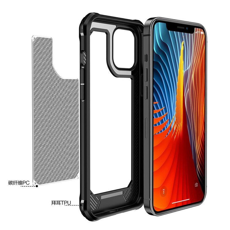 Kuori iPhone 12 Mini Saumaton Hiilikuiturakenne