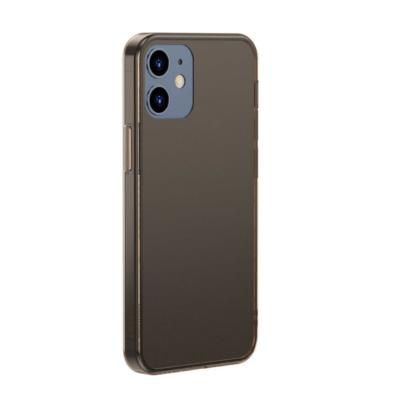 Kuori iPhone 12 Mini Silikoni Baseus Karkaistulla Lasilla