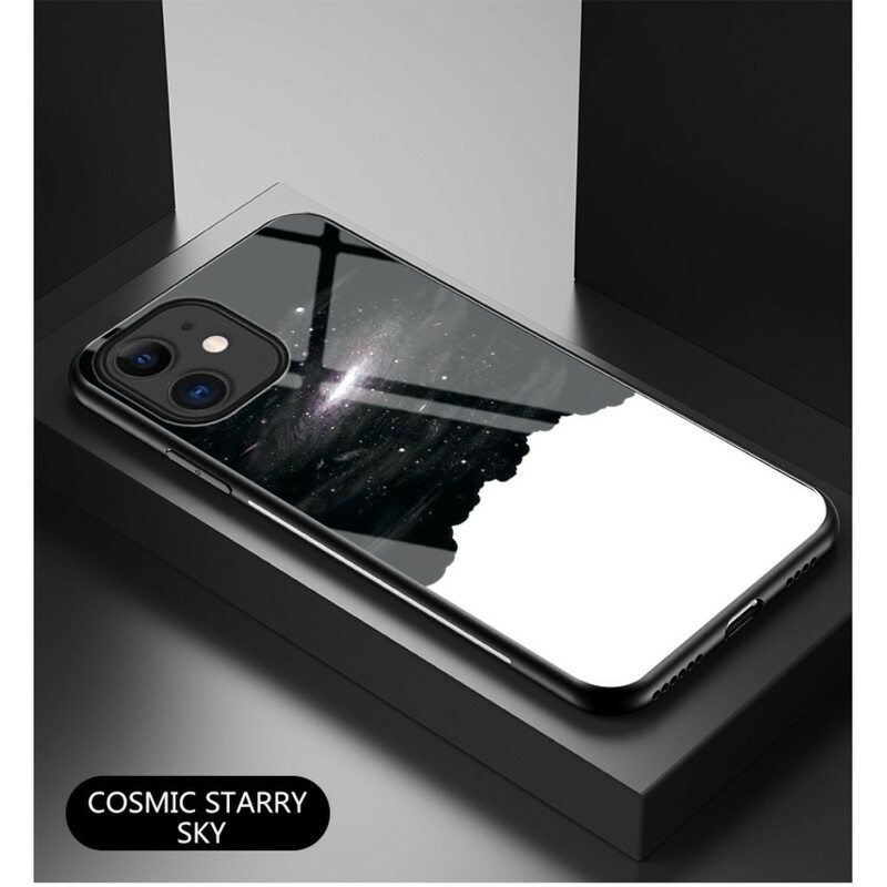 Kuori iPhone 12 Mini Tähtitaivas Karkaistu Lasi