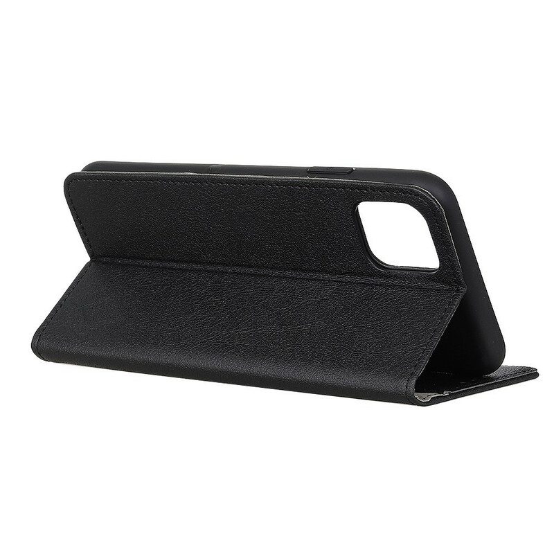 Nahkakotelo iPhone 12 Mini Klassinen Nahkaefekti