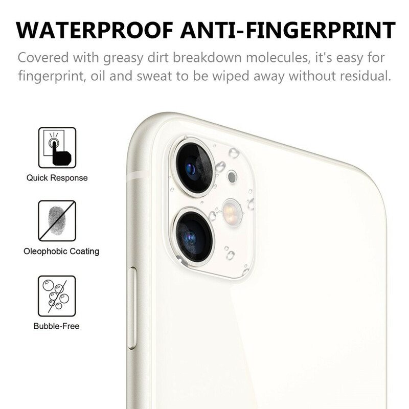 Suojaava Karkaistu Lasilinssi iPhone 12/12 Mini -Puhelimelle