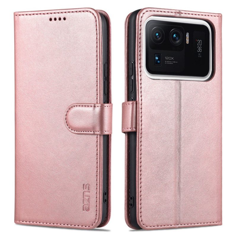 Nahkakotelo Xiaomi Mi 11 Ultra Azns-nahkaefekti