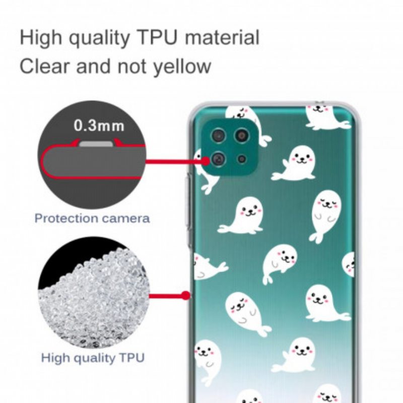 Case Samsung Galaxy A22 5G Parhaat Merileijonat