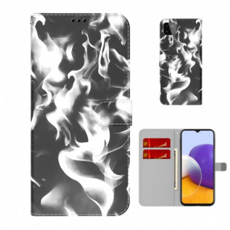 Flip Case Samsung Galaxy A22 5G Abstrakti Kuvio