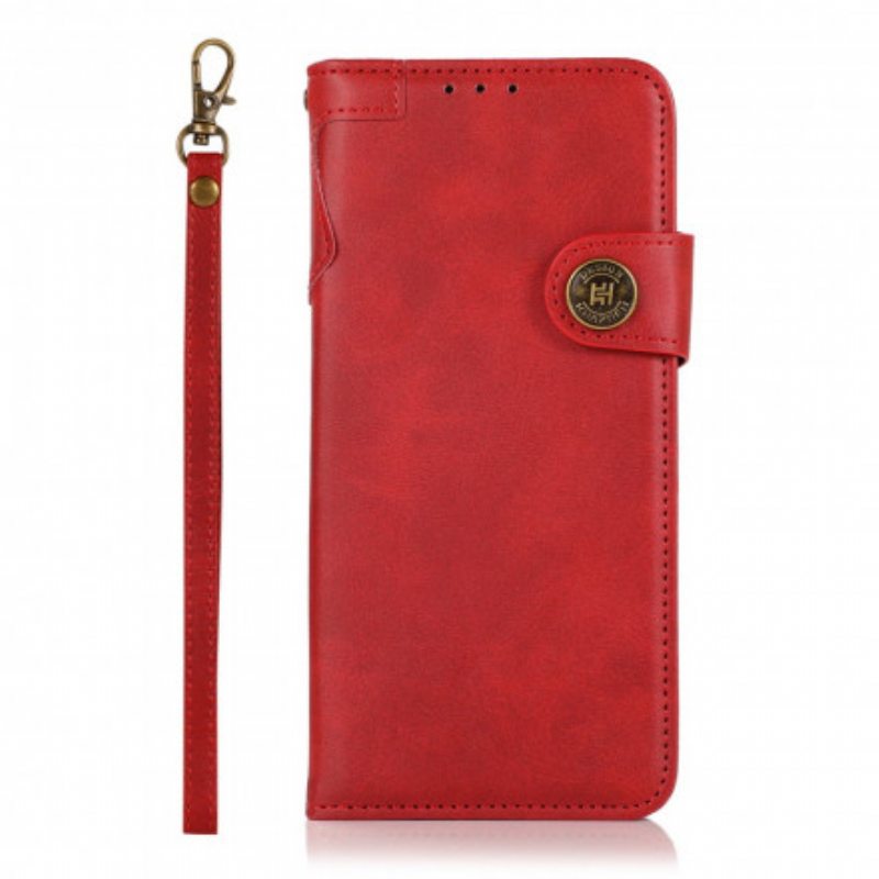 Flip Case Samsung Galaxy A22 5G Khazneh Magneettipainike
