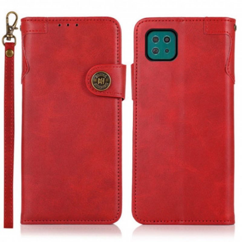 Flip Case Samsung Galaxy A22 5G Khazneh Magneettipainike