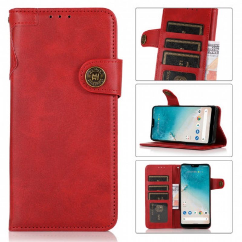 Flip Case Samsung Galaxy A22 5G Khazneh Magneettipainike