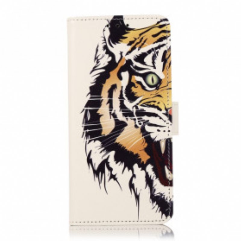 Flip Case Samsung Galaxy A22 5G Kova Tiikeri