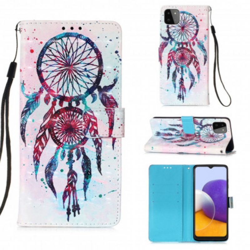 Kotelot Samsung Galaxy A22 5G Akvarelli Unelmien Sieppaaja