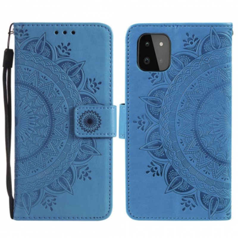 Kotelot Samsung Galaxy A22 5G Auringon Mandala