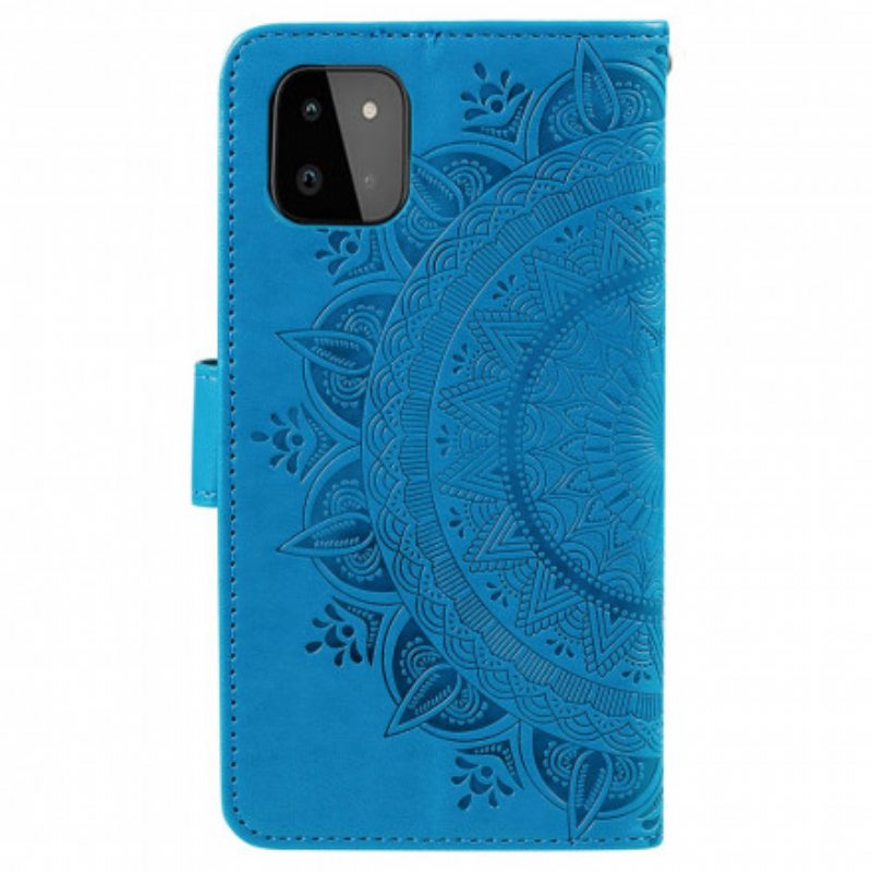 Kotelot Samsung Galaxy A22 5G Auringon Mandala