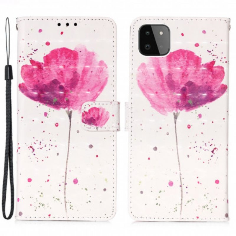 Kuori Kotelot Samsung Galaxy A22 5G Akvarelli Unikko