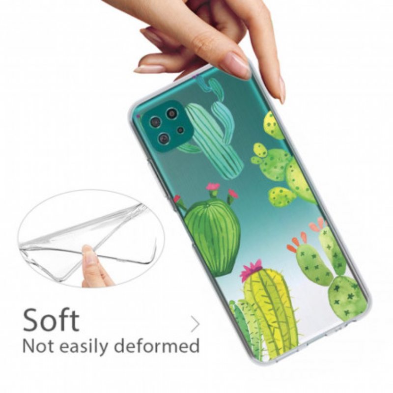 Kuori Samsung Galaxy A22 5G Akvarelli Kaktukset