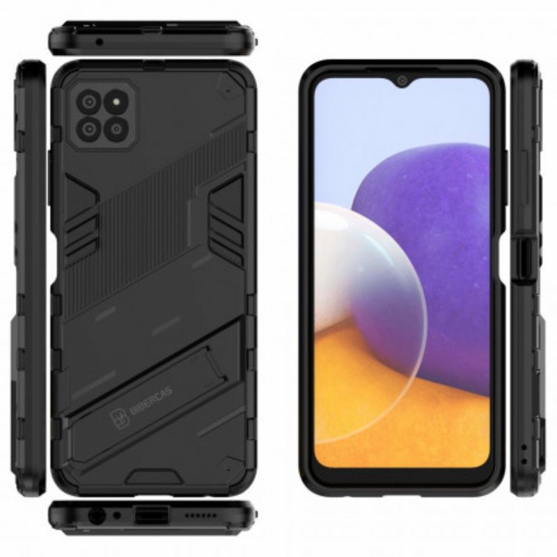 Kuori Samsung Galaxy A22 5G Hands-free-kaksiasentoinen Irrotettava Teline
