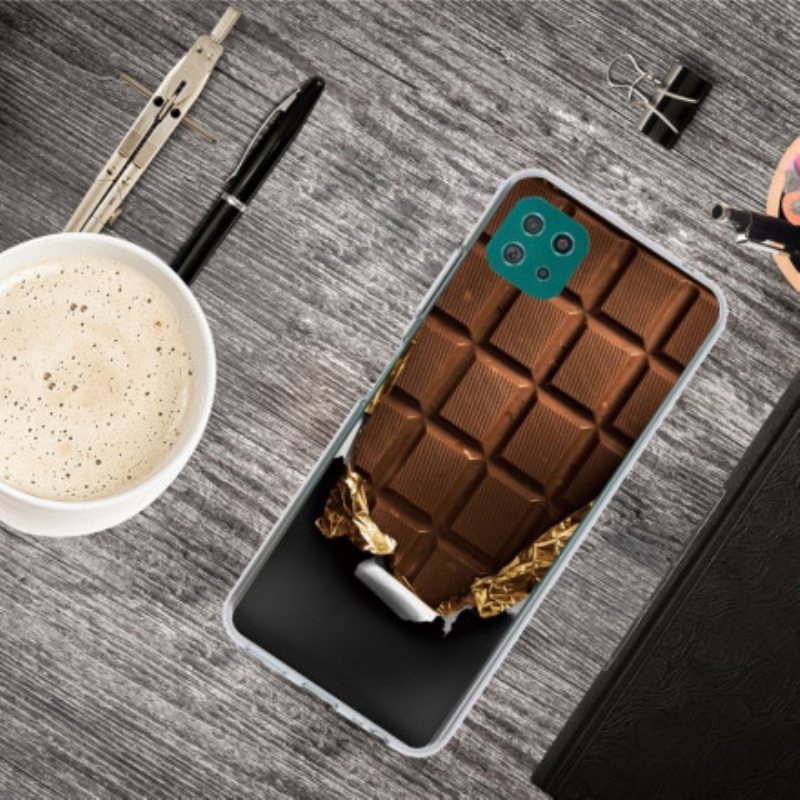 Kuori Samsung Galaxy A22 5G Joustava Suklaa